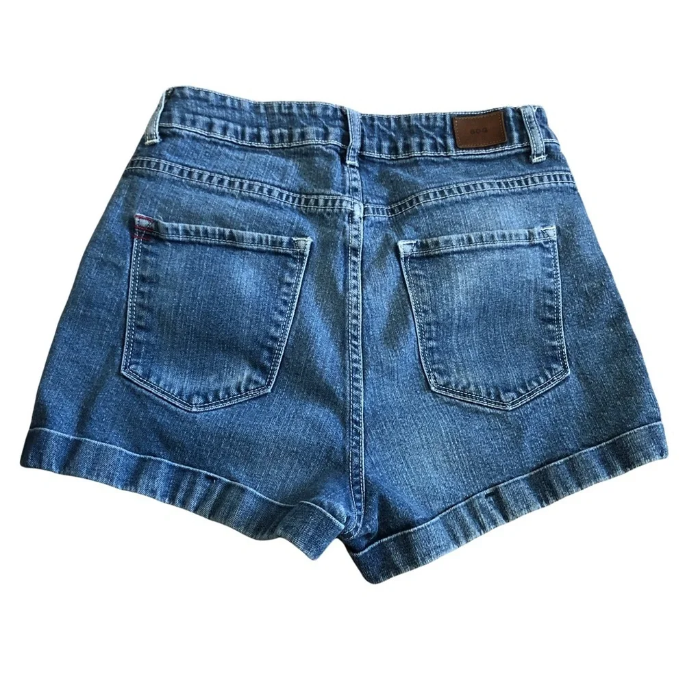 BDG Super‎ High Rise Foxy Button Fly Shorts Size 28w 99% Cotton 1% Spandex